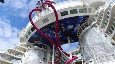 Thrill Seekers Slide into Adventure: A Behind-The-Scenes Look at Harmony of the Seas' Ultimate Abyss