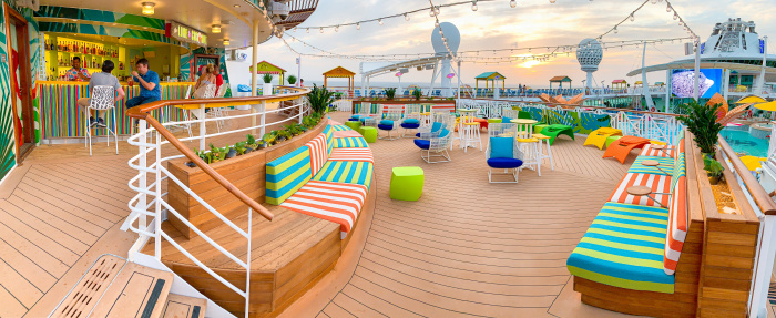 The amplified Freedom of the Seas features thrills for vacationers of all ages. Highlights include a resort-style Caribbean pool deck, the Splashaway Bay kids aqua park, signature poolside bar The Lime & Coconut – complete with a rooftop deck – and restaurants such as Izumi and Giovanni’s Italian Kitchen.