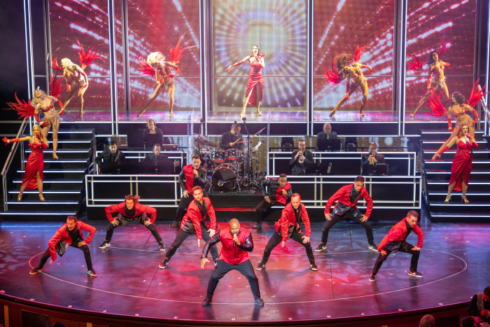 Original entertainment on board Ovation of the Seas takes center stage with high-energy performances in the Royal Theater, like “Live. Love. Legs,” and the multidimensional Two70 that merges artistry and cutting-edge technology.
