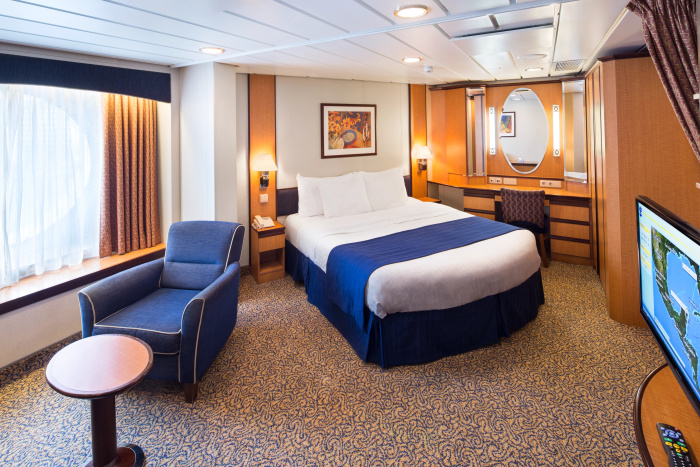 Family Ocean View rooms on Royal Caribbean’s Brilliance of the Seas are where the whole family can kick back and recharge in between adventures.