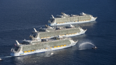 World’s Largest Cruise Ship Arrives In U.S. For The First Time