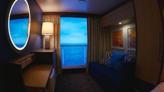 Quantum of the Seas Virtual Balcony Stateroom B-roll