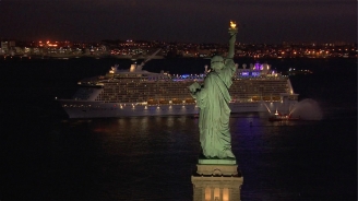 Quantum of the Seas - Statue of Liberty Aerial