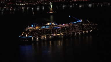 Anthem of the Seas New York Arrival B-roll