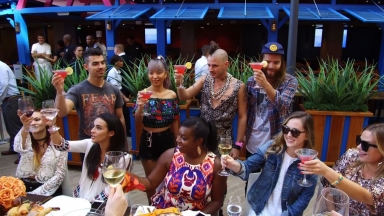 Friendsgiving with DNCE onboard Harmony of the Seas