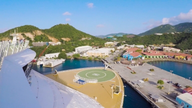 Navigating a Narrow Port: How One of the World’s Largest Cruise Ships Sails into St. Thomas