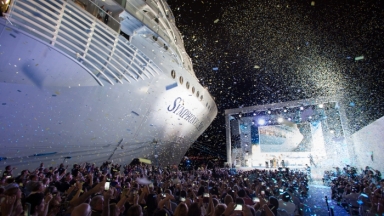 The First-Ever Godfamily Officially Names Symphony of the Seas: Celebrating the World’s Largest Cruise Ship