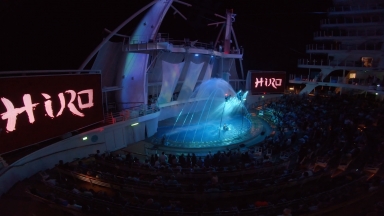 Dancing, Diving, Slacklining and 3D Flying: Symphony of the Seas’ HiRo Raises the Bar