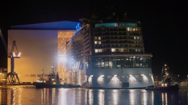 Spectrum of the Seas Float Out
