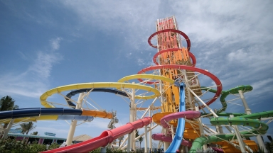 Thrill Waterpark at Perfect Day at CocoCay B-Roll