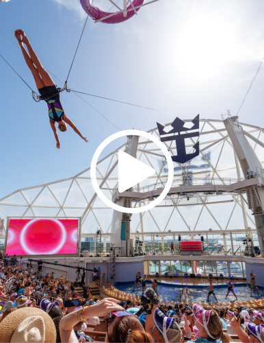 Utopia of the Seas Naming Party B-roll