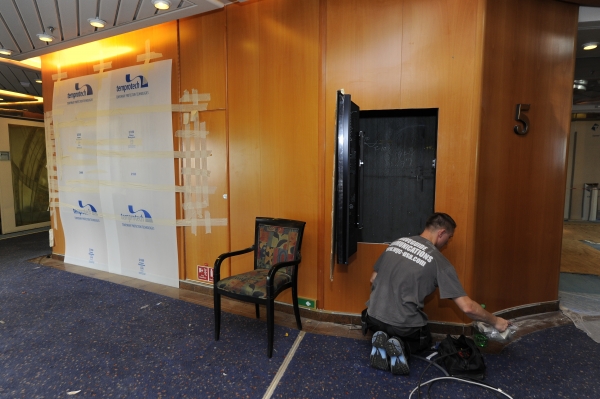 March 2012 - Royal Caribbean International’s Rhapsody of the Seas is receiving digital signage that will provide guests with wayfinidng solutions, activities, entertainment as well as dining options.