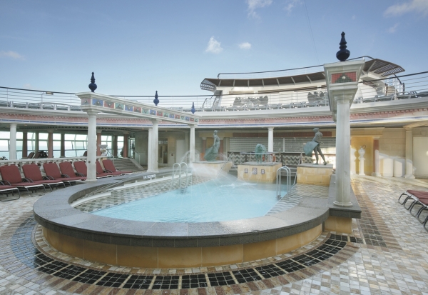 The Solarium onboard Explorer of the Seas