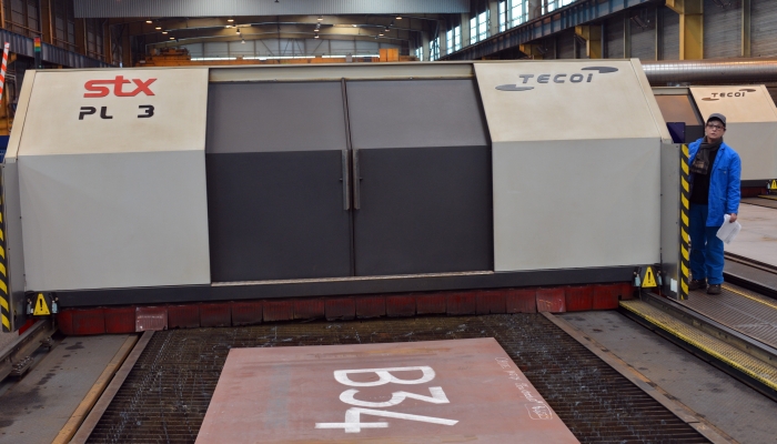 Today marked the steel cutting for a fourth Oasis ship, scheduled to be delivered in 2018. The steel cutting, marking the official start of construction, took place at the STX France shipyard in Saint-Nazaire, France, where the third Oasis-class ship also is being built. 