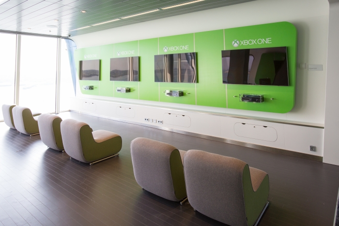 Xbox One at Seaplex onboard Anthem of the Seas.Credit SBW-Photo