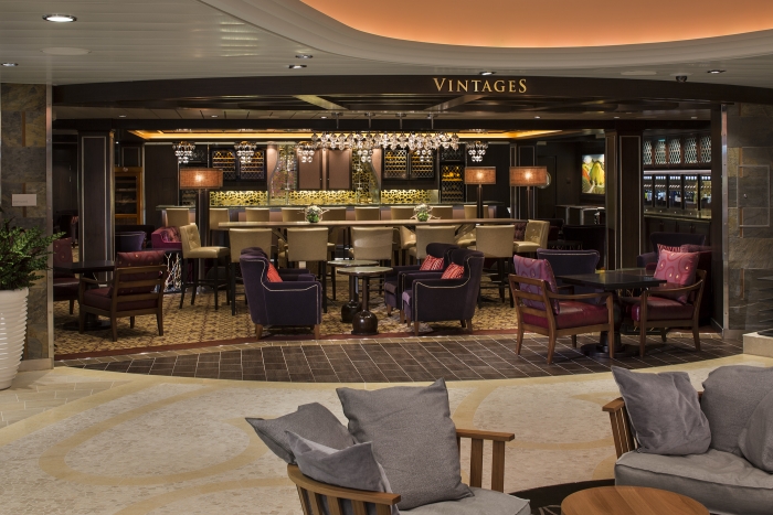 Vintages onboard Ovation of the Seas.