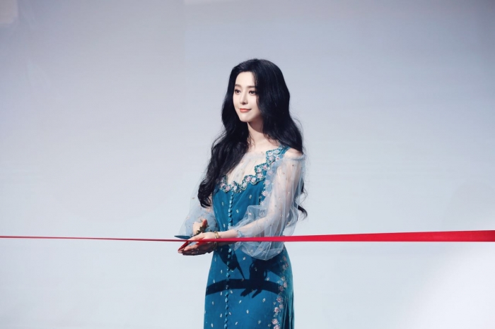 June 24, 2016 - Ovation of the Seas' godmother Fan BingBing participates in the official naming ceremony.
