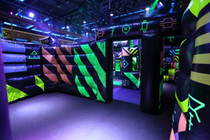 Laser Tag: Battle for Planet Z is a glow-in-the-dark laser tag experience onboard the new amped up Mariner of the Seas.