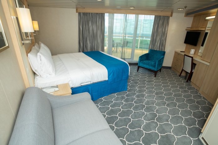 March 2019 - Navigator of the Seas debuted the brand’s first spacious forward-facing staterooms.