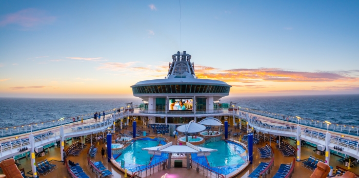 Pool Deck onboard Explorer of the Seas. 