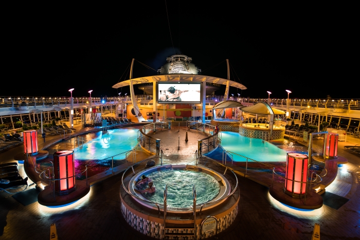 Pool Deck on Liberty of the Seas