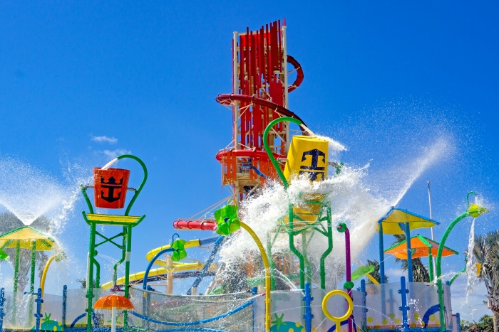 April 2019 - Splashaway Bay at Perfect Day at CocoCay welcomes its first guests today as it officially opens.