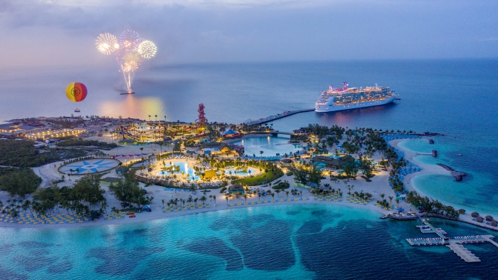 May 2019 - Royal Caribbean International’s Perfect Day at CocoCay offers a combination of first-of-their-kind thrills and one-of-a-kind ways to chill that forever changes what is possible in a vacation destination. From plunging down the tallest waterslide in North America and traveling up to 450 feet in the air in the Up, Up and Away helium balloon, to conquering the Caribbean’s largest wave pool, thrill seekers can find plenty of ways to put their courage to the test. For those looking to relax, Perfect Day features the Caribbean’s largest freshwater pool, Oasis Lagoon; and pristine, white sand beaches with crystal-clear tropical water, so guests of all ages can create their perfect beach day – no matter what that may look like.
 