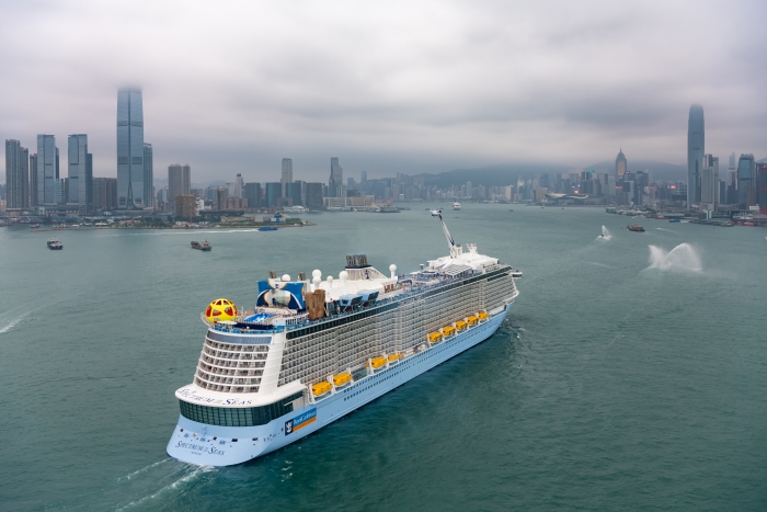 May 2019 – Spectrum of the Seas, the first Quantum Ultra ship, arrives in Hong Kong.