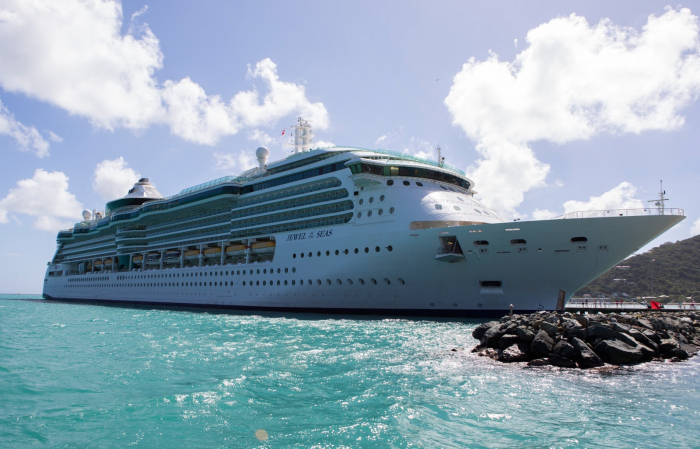 Jewel of the Seas offers sweeping ocean views with three acres of glass windows and a variety of features and experiences, from rock climbing, to specialty restaurants, to a poolside movie screen.