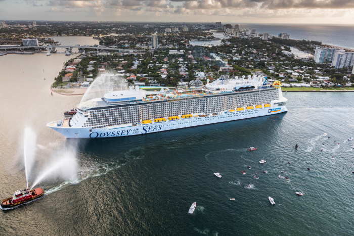 June 2021 - Royal Caribbean’s newest ship, Odyssey of the Seas, arrives at its homeport in Fort Lauderdale, Florida for the first time. The first Quantum Ultra Class ship to cruise from the U.S., which features SeaPlex - the largest indoor and outdoor activity complex at sea - and a vibrant, Caribbean-inspired pool deck, will sail 6- and 8-night Caribbean cruises beginning July 2021.