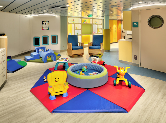 On board Odyssey of the Seas is a bold, new Adventure Ocean. The robust program is designed exclusively for kids up to 12 years old. At AO Babies, the youngest of travelers – 6 to 36 months old – have a dedicated space to engage their imaginations with story time, games and more.