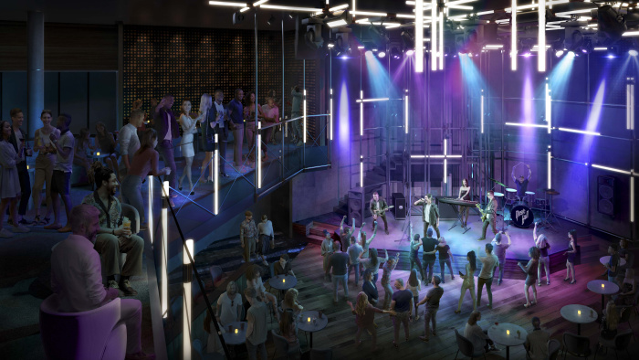 March 2023 – A Royal Caribbean favorite, Music Hall on Icon of the Seas returns with the best cover bands and their revolving setlists of everything from jazz to rock. Vacationers can rock out while dancing, playing pool, sitting back at intimate lounge tables and more.
