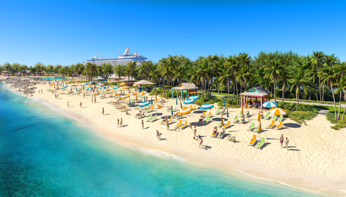 Royal Caribbean International’s first Royal Beach Club destination experience is moving forward with approval from The Bahamas (Image at LateCruiseNews.com - June 2023)