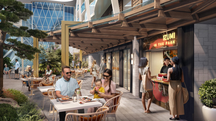 June 2023 – The ultimate short getaway, Royal Caribbean's Utopia of the Seas, will feature Izumi in the Park. Joining the Izumi restaurant in its new Central Park location, the new and convenient all-day window serves up fresh sushi and Japanese-inspired street food and sweets, like taiyaki ice cream with Insta-worthy toppings, and more.