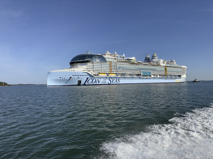 June 2023 - The highly anticipated vacation, Royal Caribbean’s Icon of the Seas, is one step closer to its debut in January 2024. The all-new ship successfully sailed the open ocean for the first time after completing its first, crucial sea trials in Turku, Finland, where it is under construction at the Meyer Turku shipyard. More than 450 specialists ran four days of preliminary tests on the ship’s technical areas, like the main engines, bow and propellers, and even noise and vibration levels – all in preparation for the second sea trials that will push Icon to its limits later this year.  