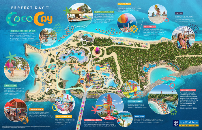 Map of Perfect Day at CocoCay