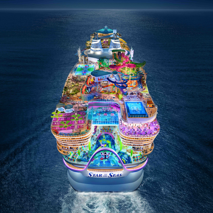 December 2023 – Debuting August 2025 in Port Canaveral (Orlando), Florida, Royal Caribbean International’s Star of the Seas is the next bold combination of every vacation – from the beach retreat to the resort escape and the theme park adventure. Star’s all-encompassing Icon Class lineup has experiences in store for every type of family and adventurer to make memories their way every day, without compromise.