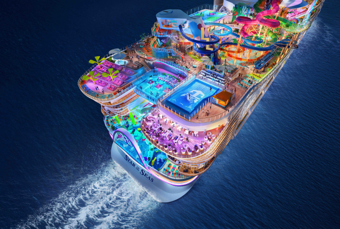 December 2023 – Debuting August 2025 in Port Canaveral (Orlando), Florida, Royal Caribbean International’s Star of the Seas is the next bold combination of every vacation – from the beach retreat to the resort escape and the theme park adventure. Star’s all-encompassing Icon Class lineup has experiences in store for every type of family and adventurer to make memories their way every day, without compromise.