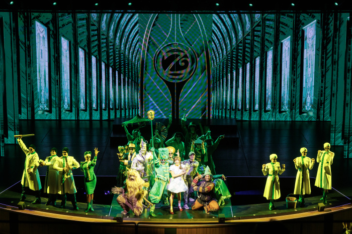 Icon of the Seas features the first rendition of The Wizard of Oz at sea – and with modern Royal Caribbean twists. The favorite across generations features the beloved characters soaring above the audience, a revolutionary set design with never-before-seen stage effects, more than 600 costume elements and an original score performed by the first 16-piece orchestra.Credit: sbw-photo