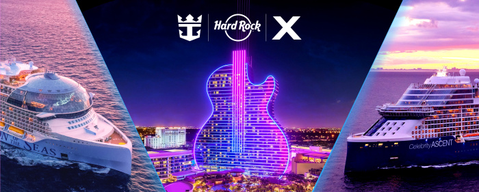 April 2024 – Hard Rock International, Seminole Gaming and Royal Caribbean Group brands, Royal Caribbean International and Celebrity Cruises, unveil a global partnership that will benefit both vacationers and team members of the brands. The lineup of perks to come include accommodations, meals, discounts and more at Hard Rock and Seminole casinos, hotels and cafes, and on Royal Caribbean and Celebrity Cruises vacations.