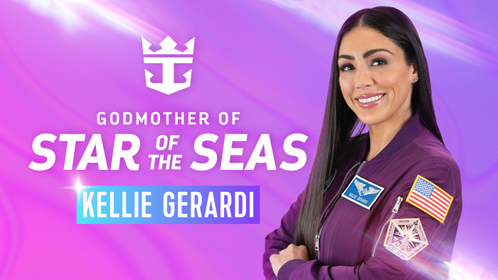 August 2025 – Royal Caribbean has selected research astronaut Kellie Gerardi as godmother of Star of the Seas. The 90th woman in history to fly to space, Gerardi is a payload specialist, researcher, children’s book author and devoted mother who inspires millions of people daily. She will participate in the maritime tradition of blessing Star during a celebratory naming ceremony at its year-round homeport of Port Canaveral, Florida, on Aug. 20, 2025.