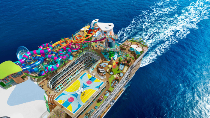 October 2025 – Royal Caribbean’s Legend of the Seas is the newest family vacation set to deliver summer 2026 adventures to Europe ahead of its grand Caribbean debut from Fort Lauderdale, Florida, in November 2026. Vacationers can go all in on experiences like the most dining at sea with 28 options, new entertainment, and more ways to thrill, including the Icon Class Category 6 waterpark.Octubre de 2025 – Legend of the Seas de Royal Caribbean, las nuevas vacaciones familiares, ofrecerá aventuras en Europa durante el verano de 2026, antes de su gran debut en el Caribe desde Fort Lauderdale, Florida, en noviembre de 2026. Los vacacionistas pueden disfrutar al máximo de experiencias audaces como la mayor oferta gastronómica en el mar con 28 opciones, nuevos espectáculos, y más maneras de emocionarse, incluyendo el Category 6 parque acuático del Icon Class.