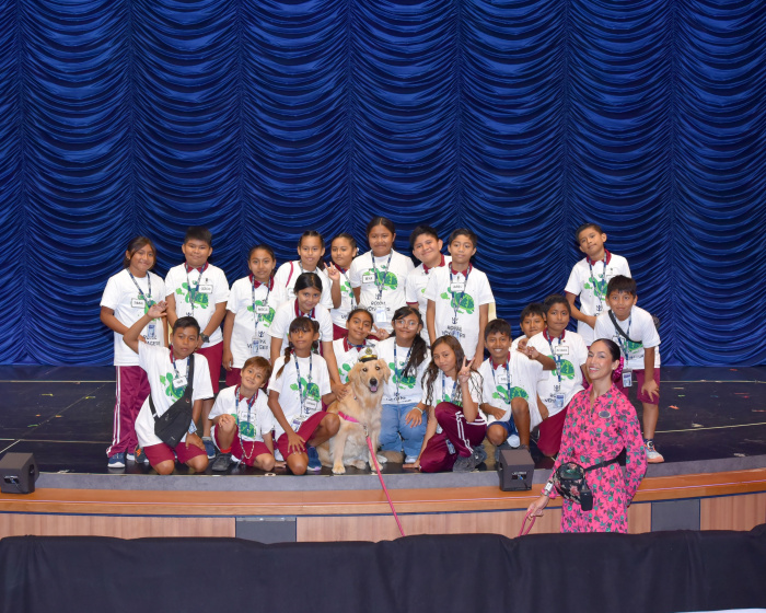 Students in Mahahual, Mexico, take part in Royal Caribbean’s Royal Voyagers Program—an immersive ship-visit experience where nearly 700 local children explored maritime careers, ship operations, and sustainability through guided tours and hands-on learning onboard.