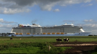 A Monumental Journey To The Open Seas: Quantum of the Seas Navigates the River Ems
