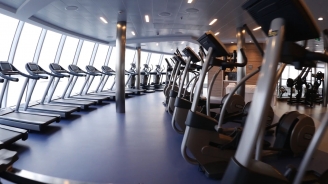 Quantum of the Seas Vitality Fitness Center B-roll