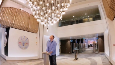 Anthem of the Seas Instaship - Pulse Art Installation