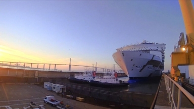 Harmony of the Seas Construction Timelapse B-Roll Reel
