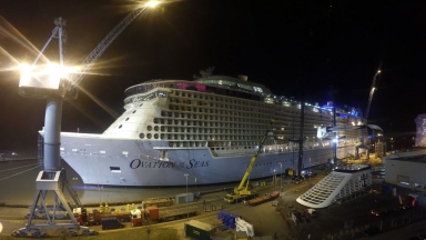 North Star Installation on Ovation of the Seas Timelapse