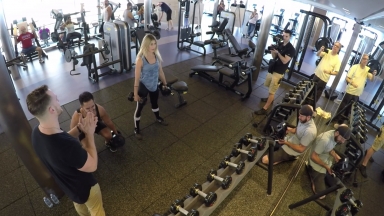 #FitAdventure Onboard #AnthemoftheSeas Workout Timelapse