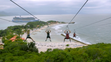 #FitAdventure on Dragon's Breath Zipline